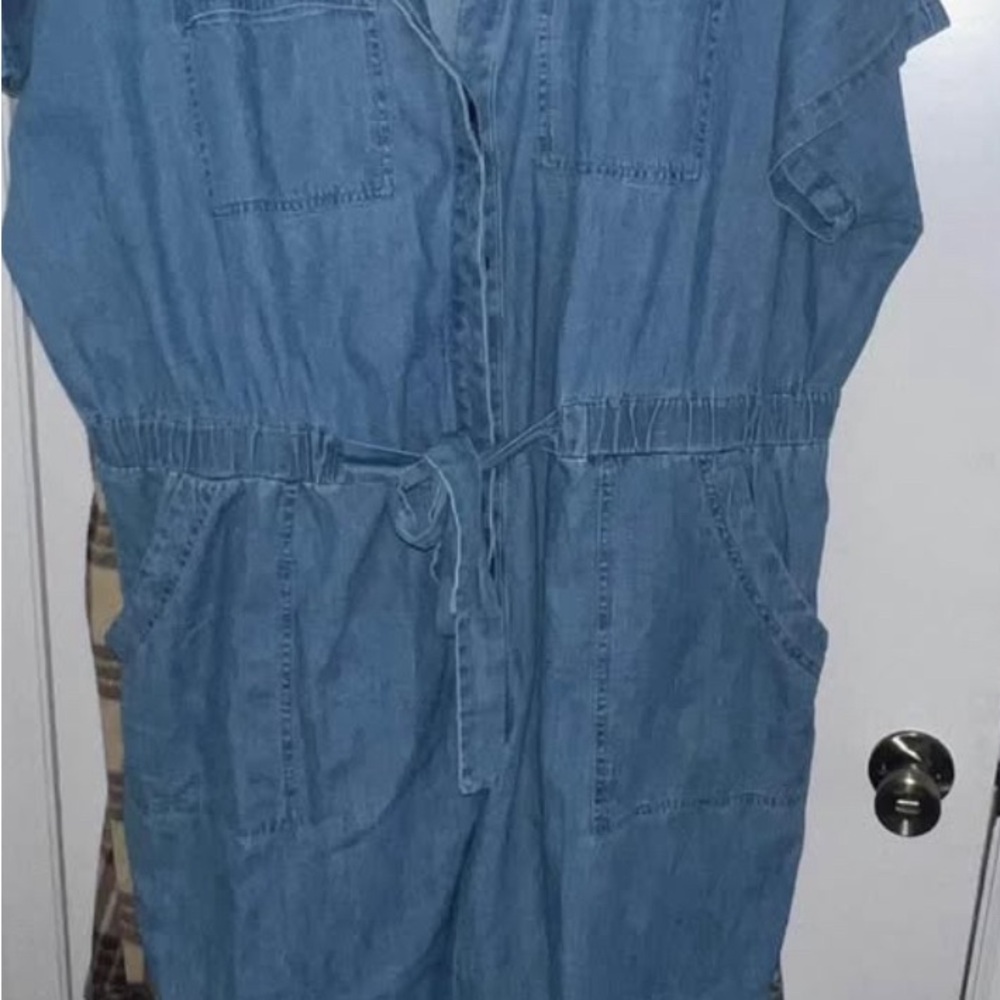 Blue Denim Jumpsuit